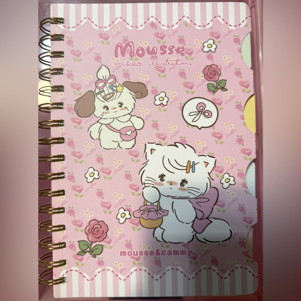 🆕 Mikko Pink Mousse & Cammy Spiral Notebook